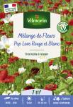 Mélanges de fleurs - Pop Love Rouge et Blanc - 7 m² - Mélange de fleurs - PACKAGING_RECTO